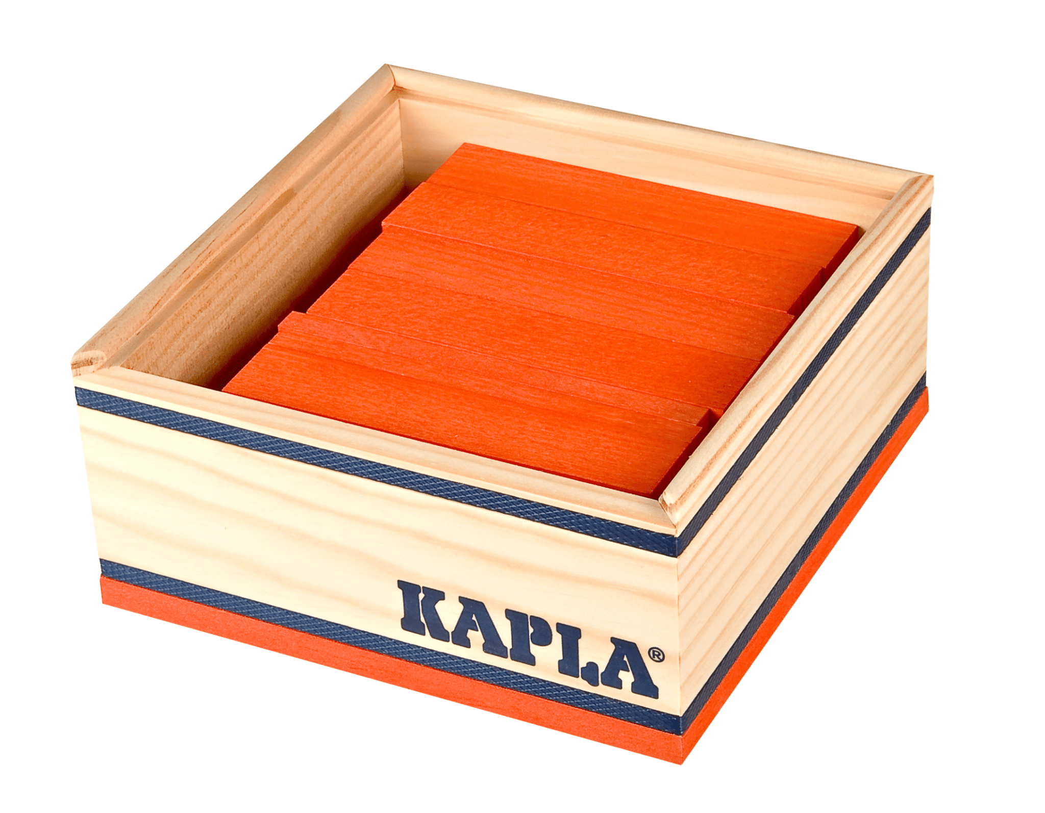 Kapla 40er Quadrat (orange)