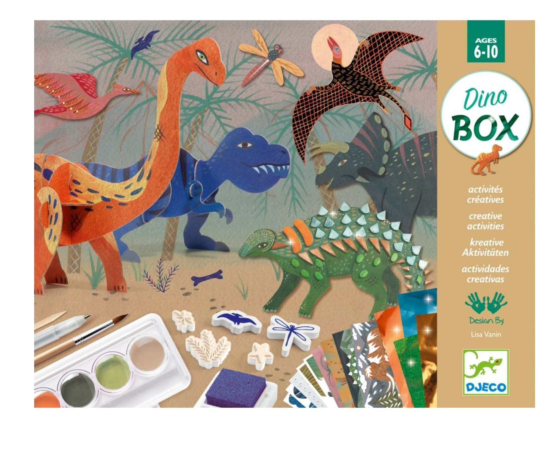 DJECO Multi-Activity Kit: Welt der Dinosaurier